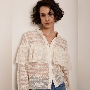 Mint Velvet Lace Top